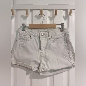 00 white American eagle jean shorts